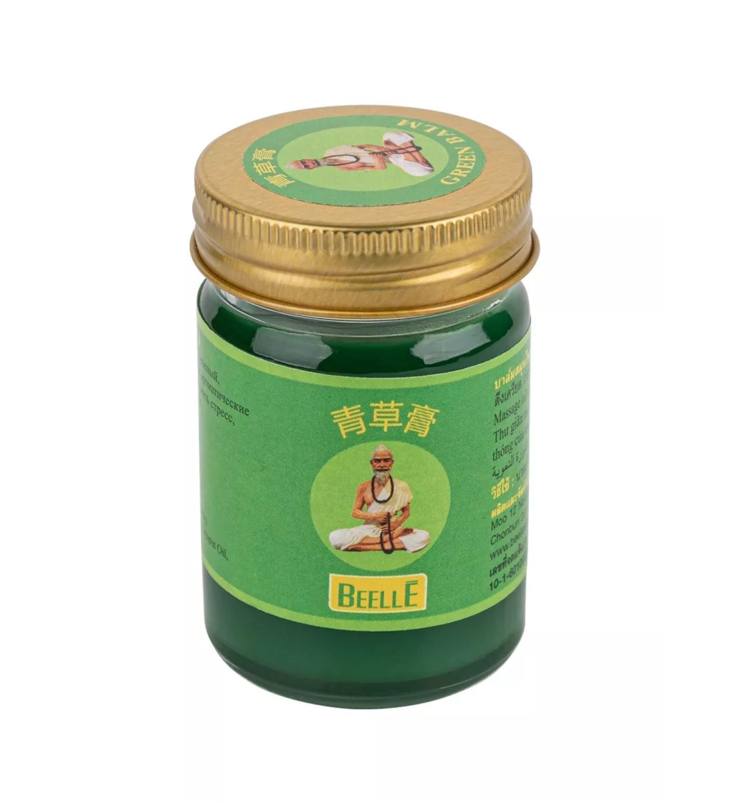 novolife 2003 Thai Green Balm for Mho Shee Woke 50 gr massage