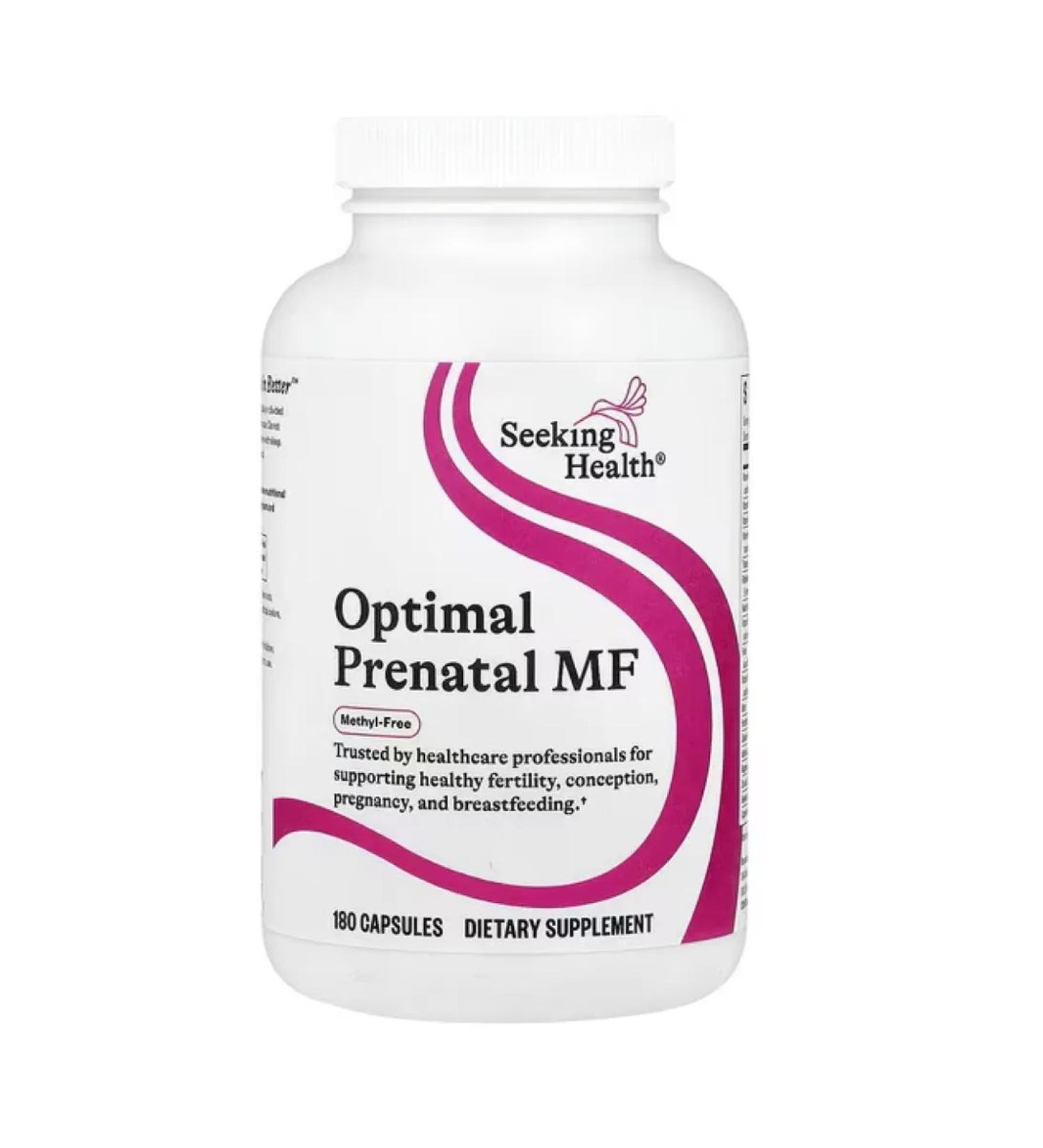 Seeking Health Optimal Prenatal without methyl 180 capsules - Buy Online on GoSupps.com