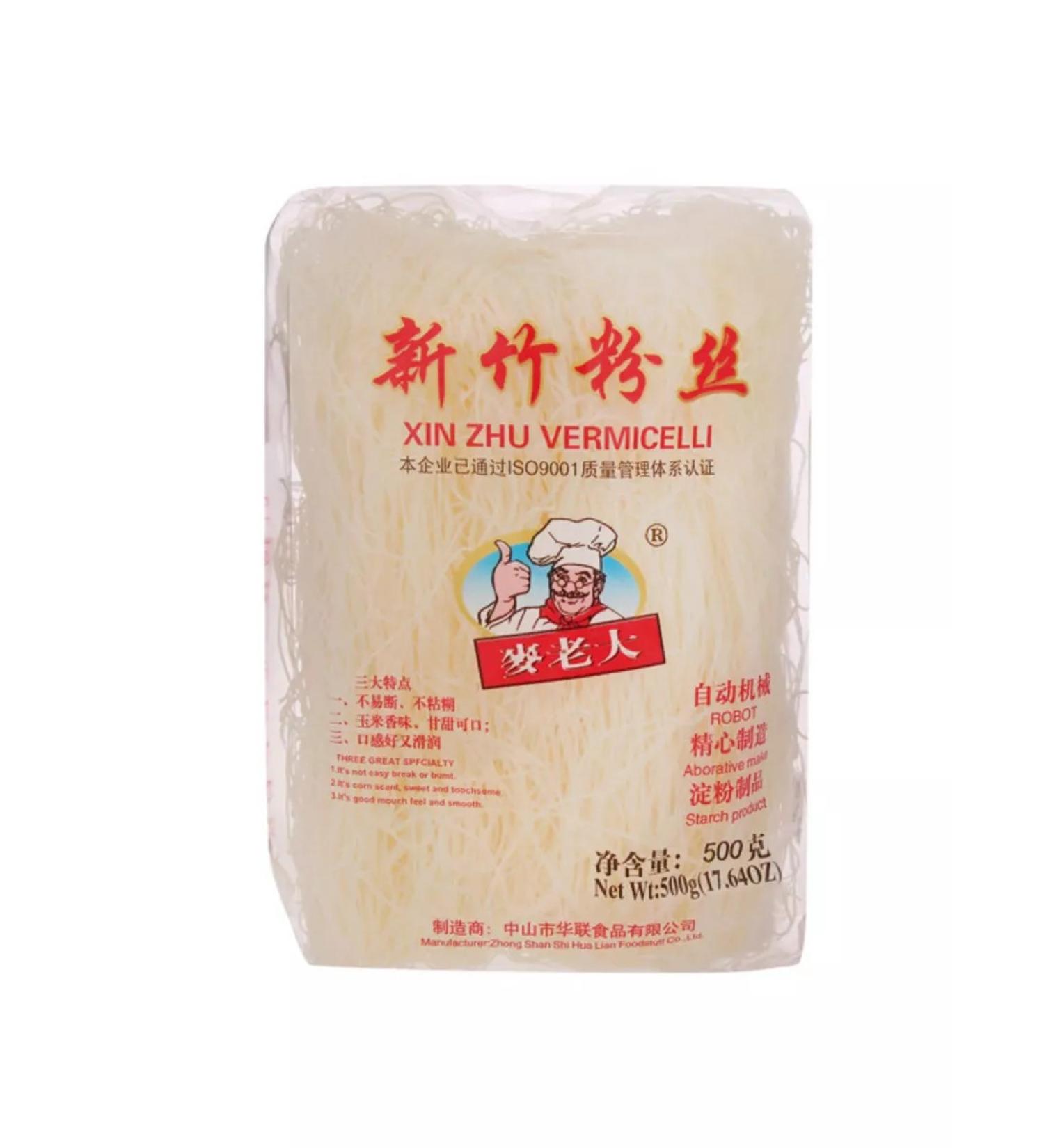 Glass "Robot" Xin Zhu Noodle "Mai Lao DA" 500gr - Buy Online on GoSupps.com