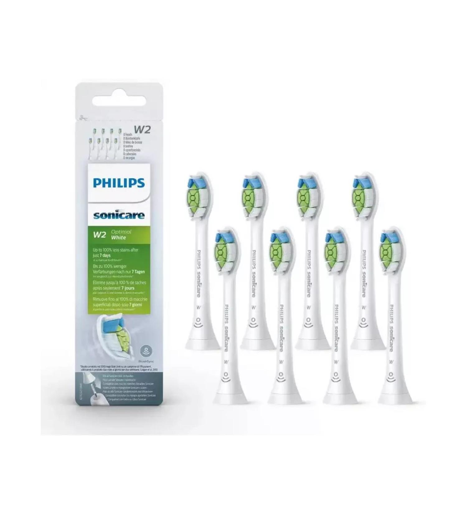 Philips Nozzles HX6068 12 W2 Optimal White white 8 pcs - Buy Online on GoSupps.com