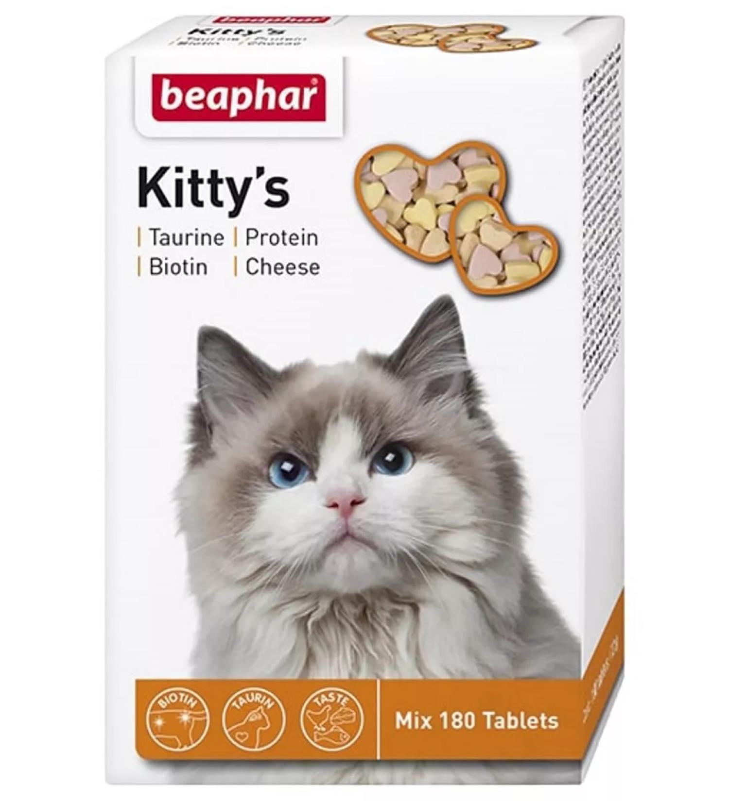 beaphar Kitty's mix vitamins for cats 180 tab
