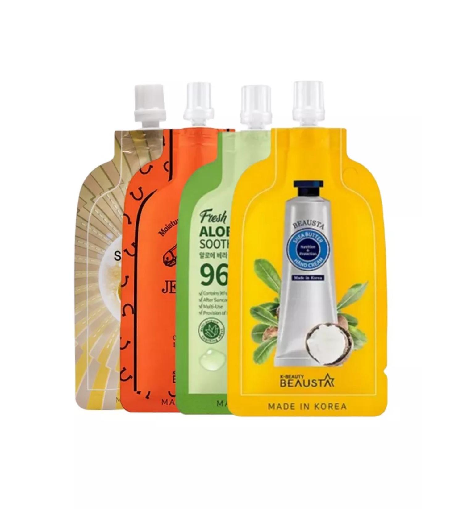 Beausta A set of anti -aging products for the skin of the face and hands 4 pcs - Buy Online on GoSupps.com