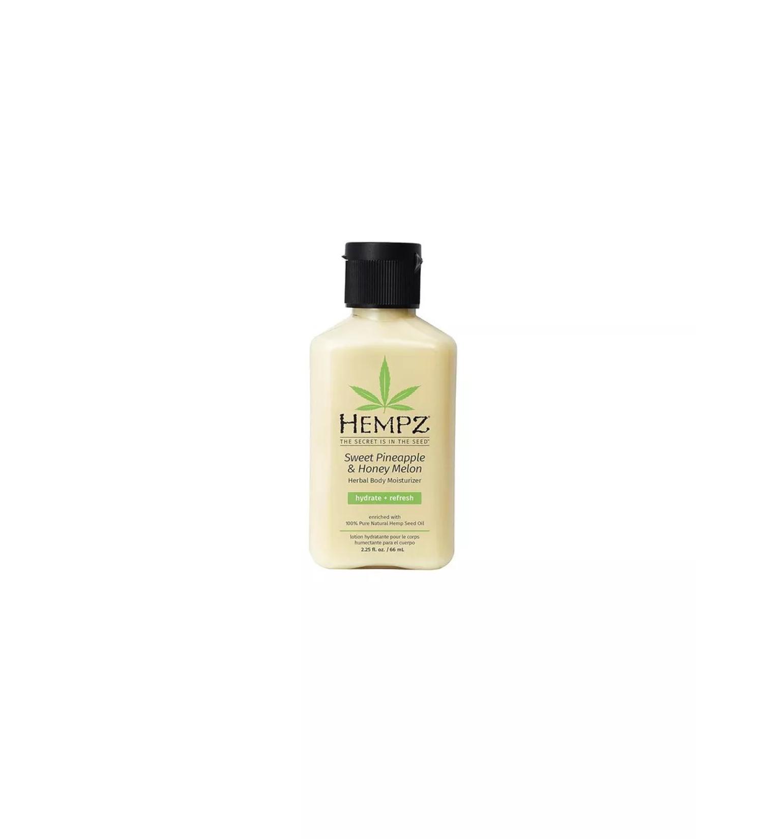 HEMPZ Mini body milk sweet pineapple and honey melon - Buy Online on GoSupps.com