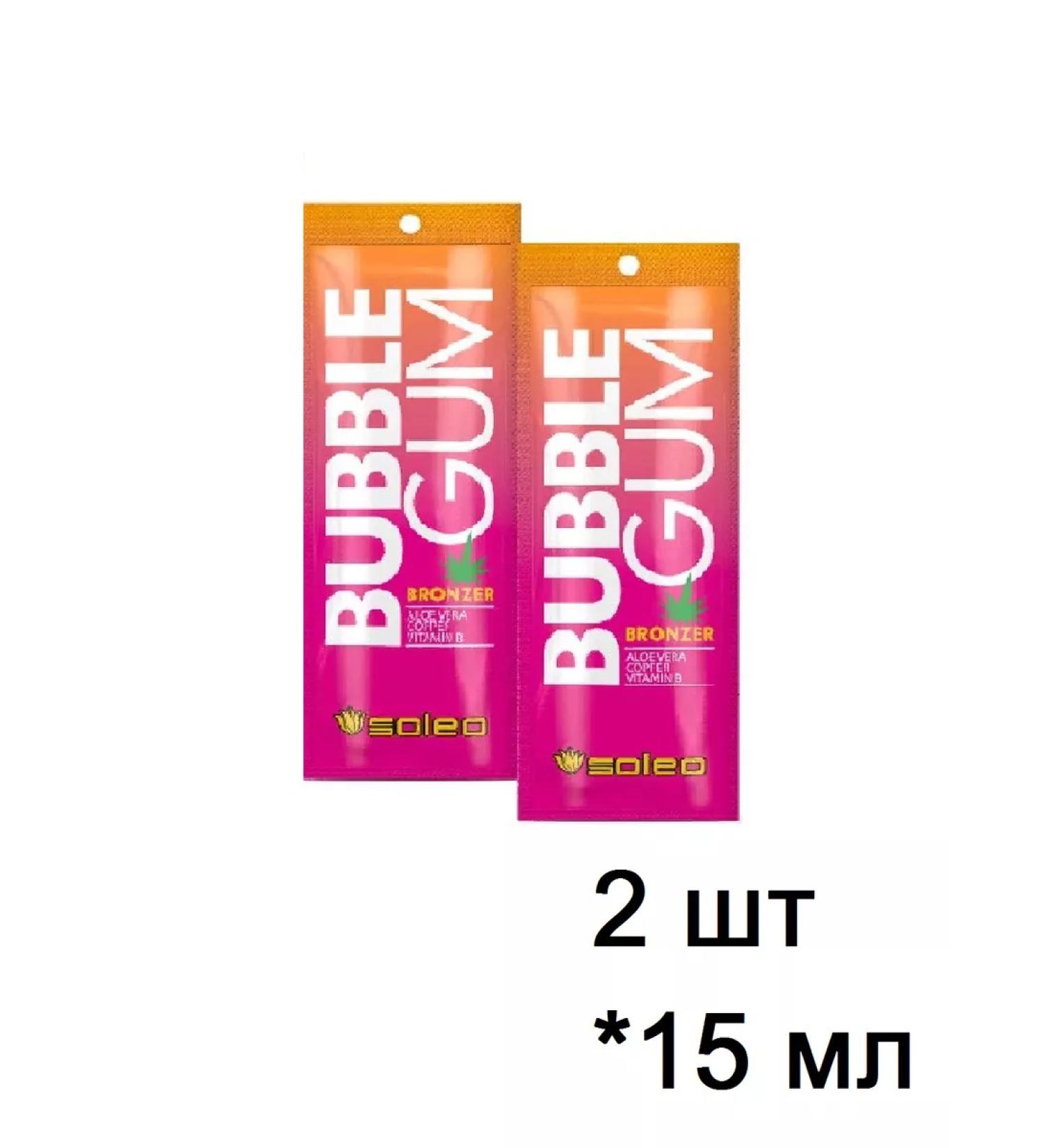 Soleo Bubble Gum for tanning 2 pcs 15 ml