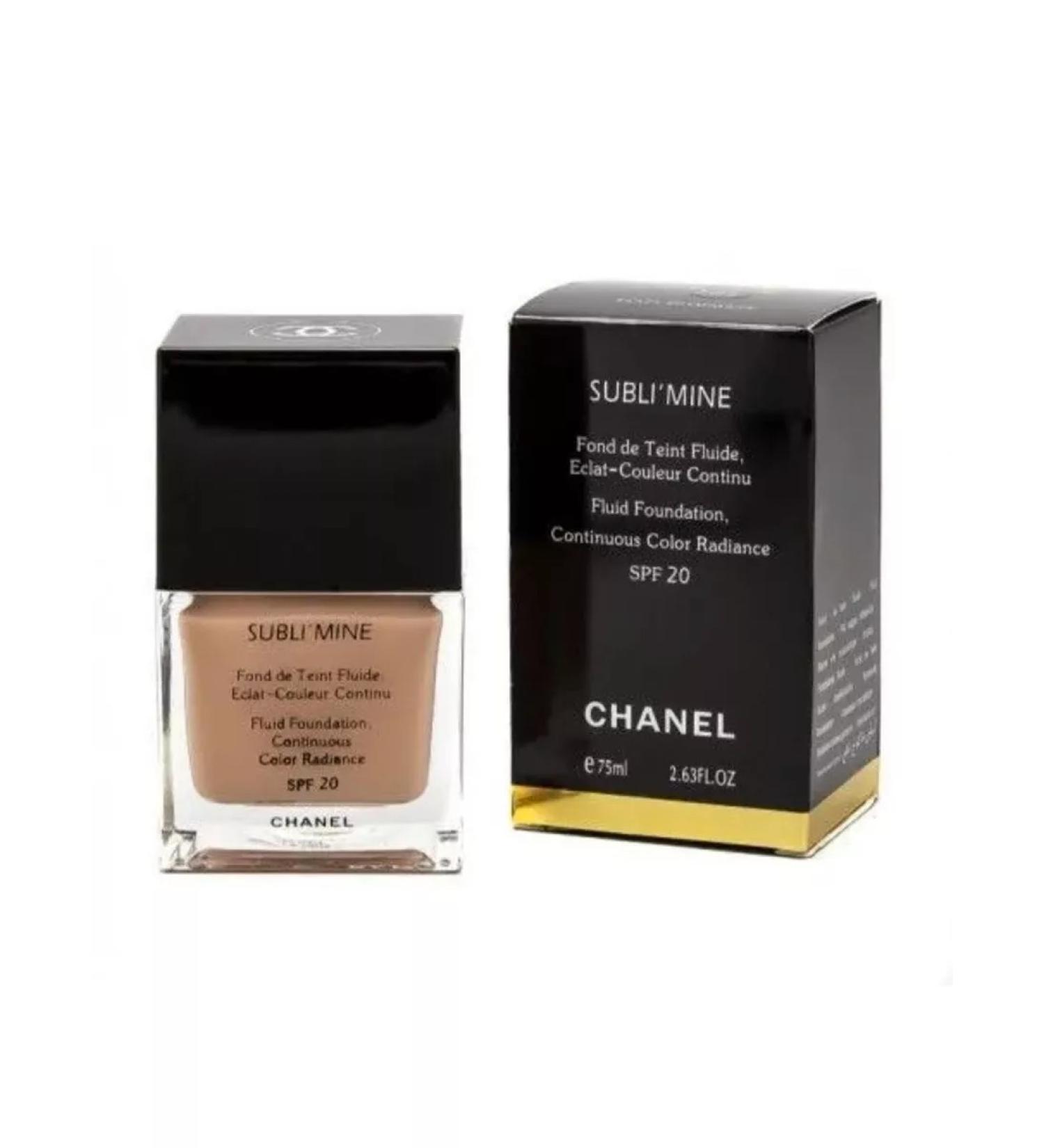 skin care cosmetics Tonal fluid cream Chanel Sublimine tone 105
