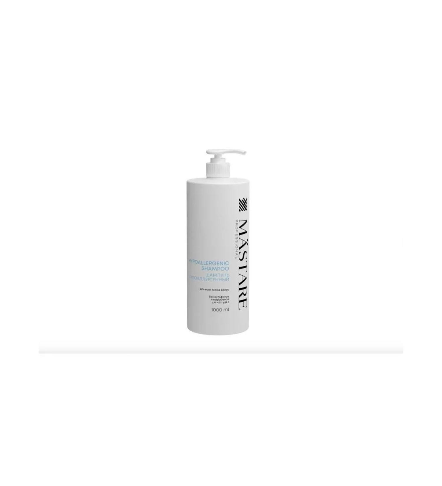 Mastare Professional Hypoallergenic shampoo (without sulfates and parabens) 1000ml