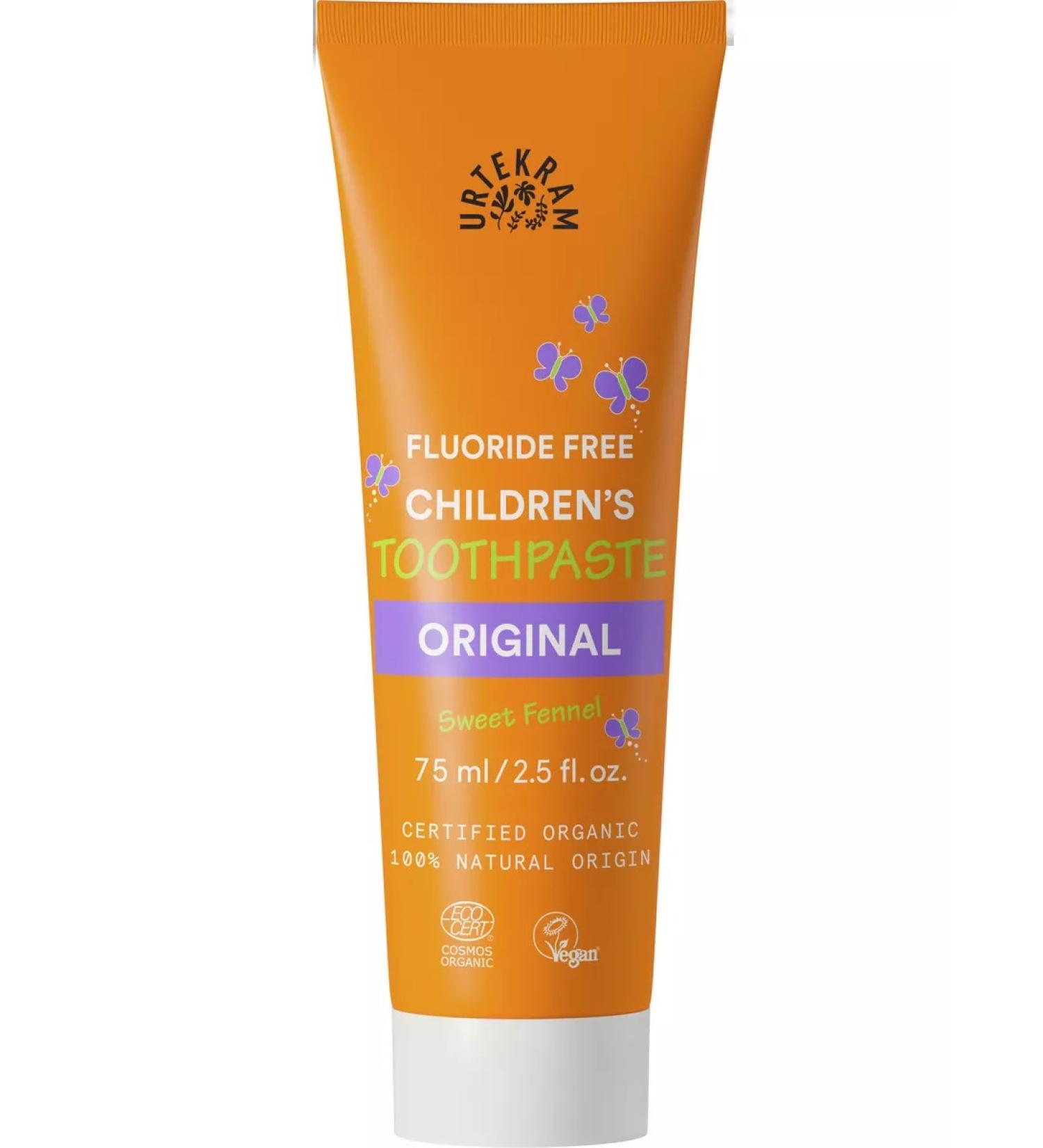 Urtekram Natural children's toothpaste 75 ml - Buy Online on GoSupps.com