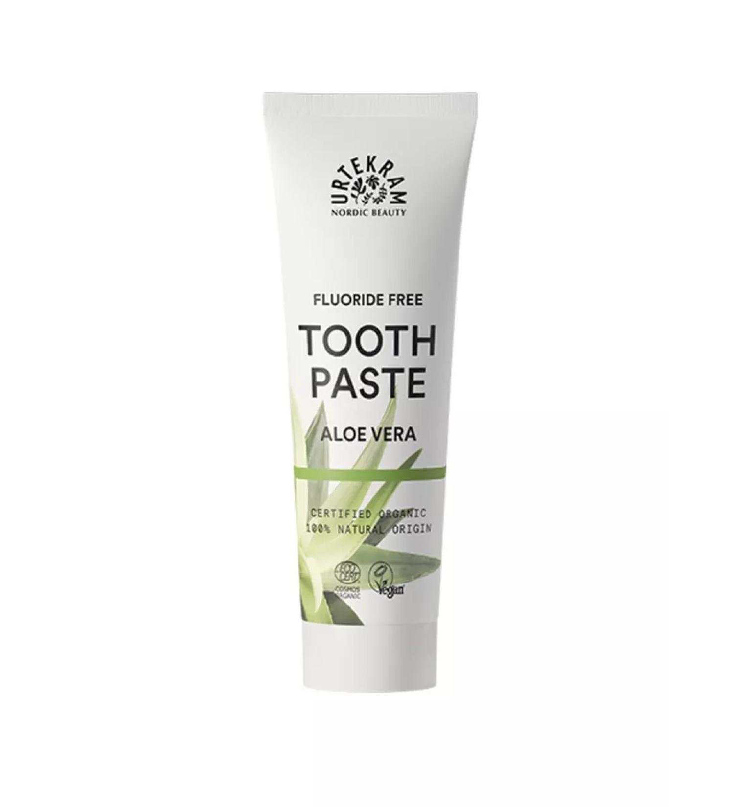 Urtekram Aloe Vera toothpaste 75 ml - Buy Online on GoSupps.com