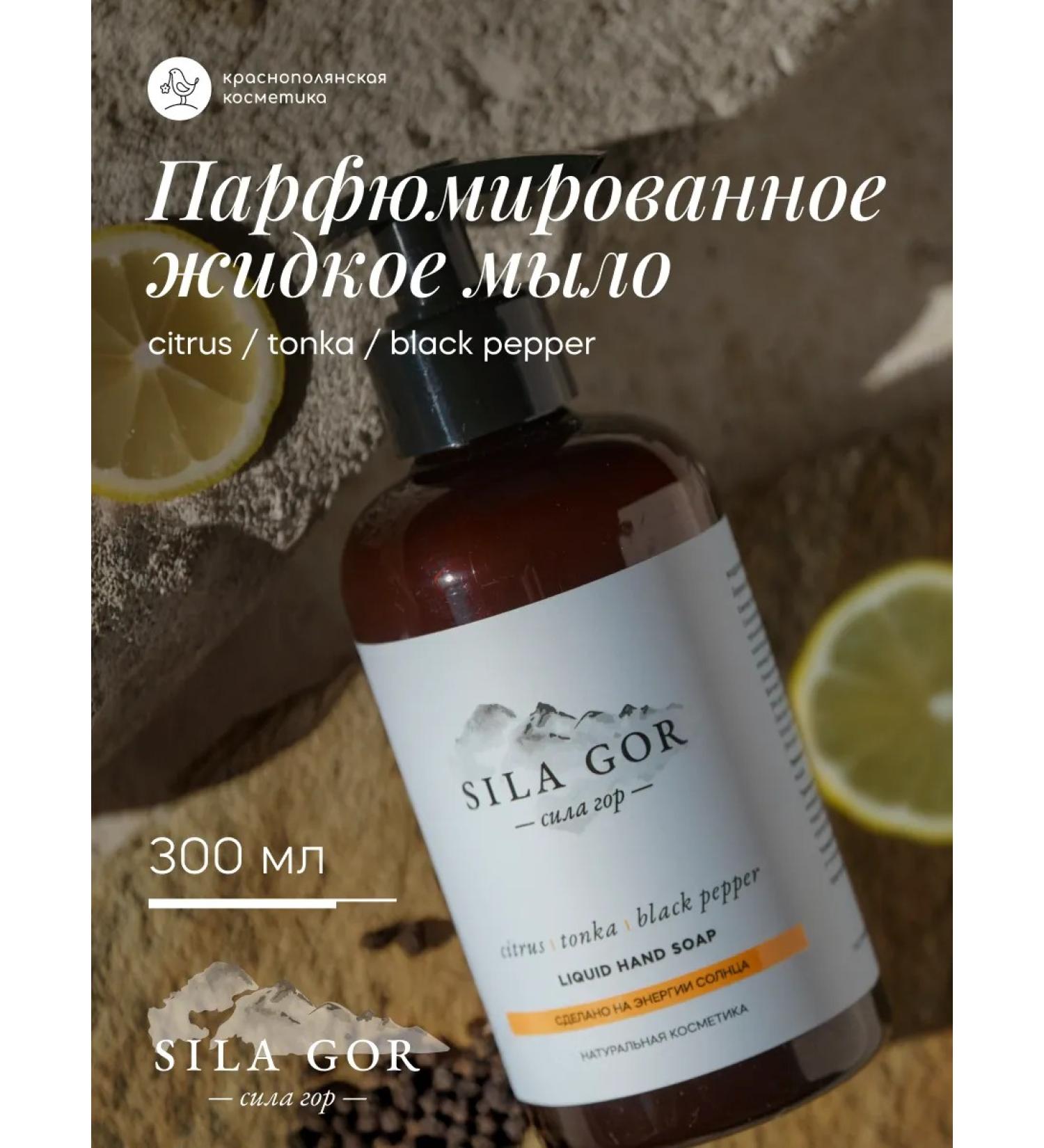 Sila gor Natural liquid soap for hand and body "Power of the mountains" No. 1 300 ml - Buy Online on GoSupps.com