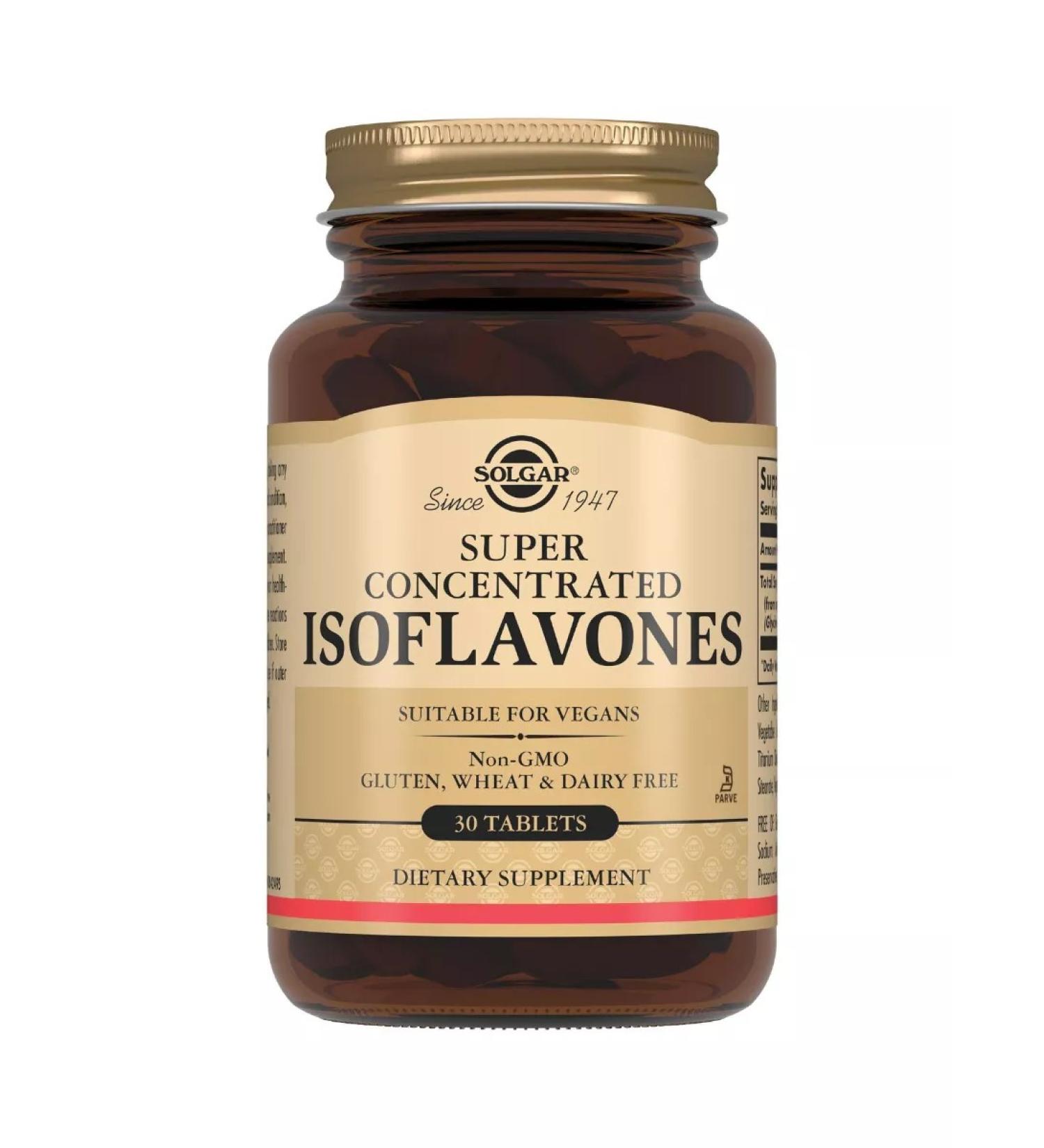 Solgar supercontacent isoflavonov 30 tablets
