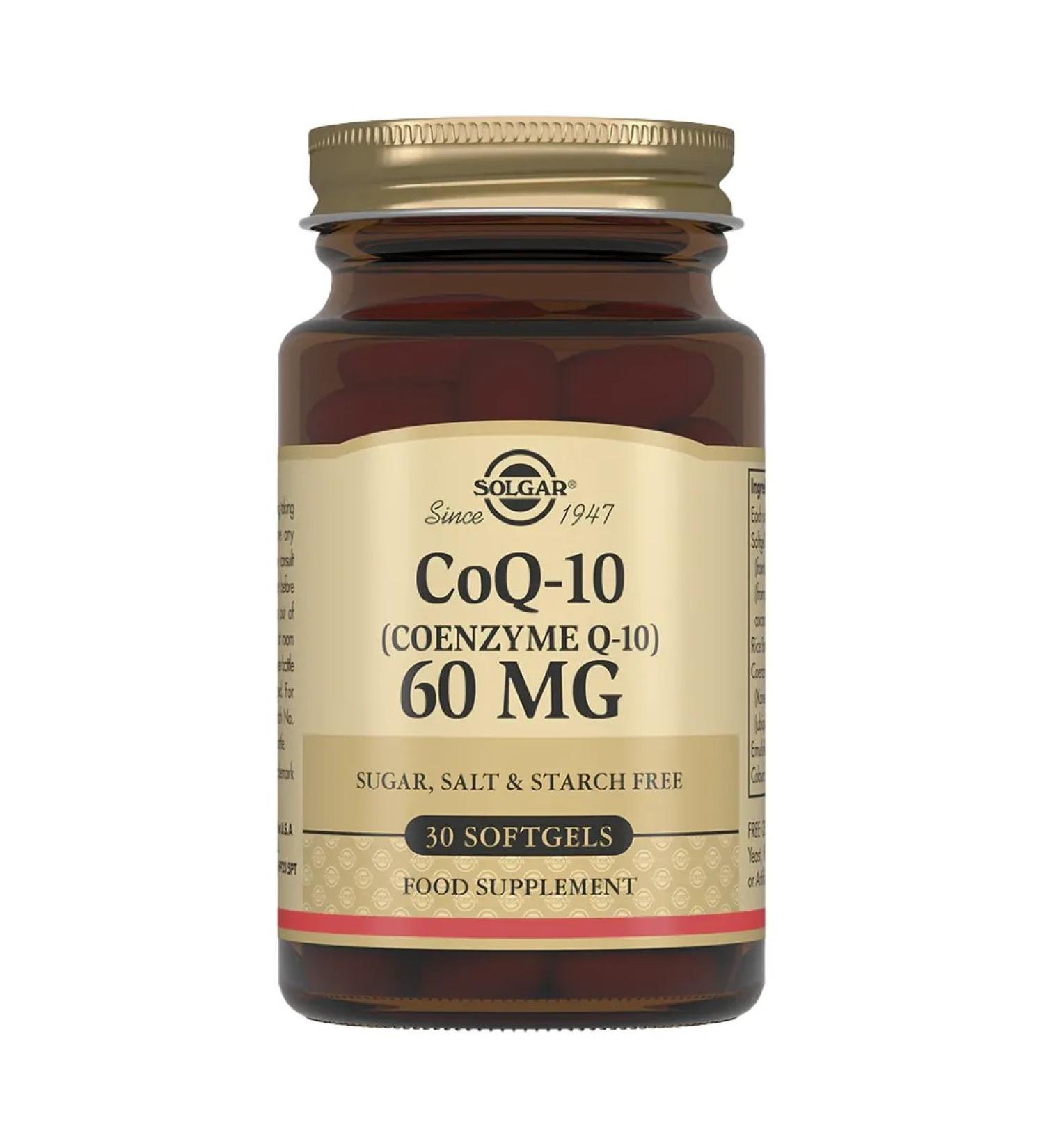 Solgar Coenzyme Q10 60 mg 30 capsules