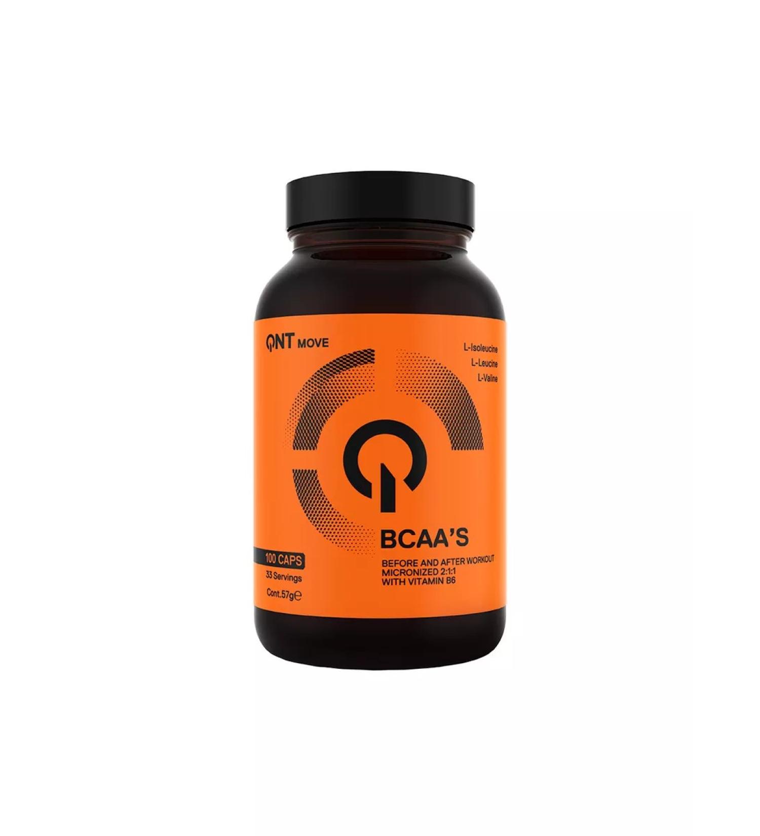 QNT BCAA's amino acids (100 capsules) - Buy Online on GoSupps.com