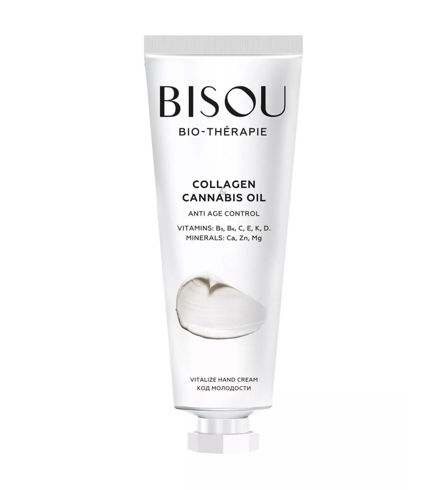 BISOU Hand Cream COLLAGEN & Cannabis Oil 60 ml