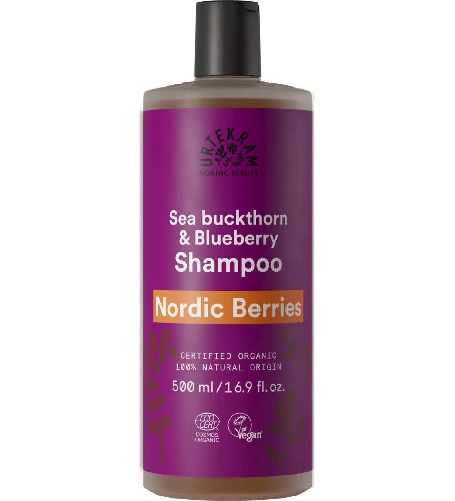 Urtekram Shampoo Restoring Northern Berries 500 ml - Buy Online on GoSupps.com