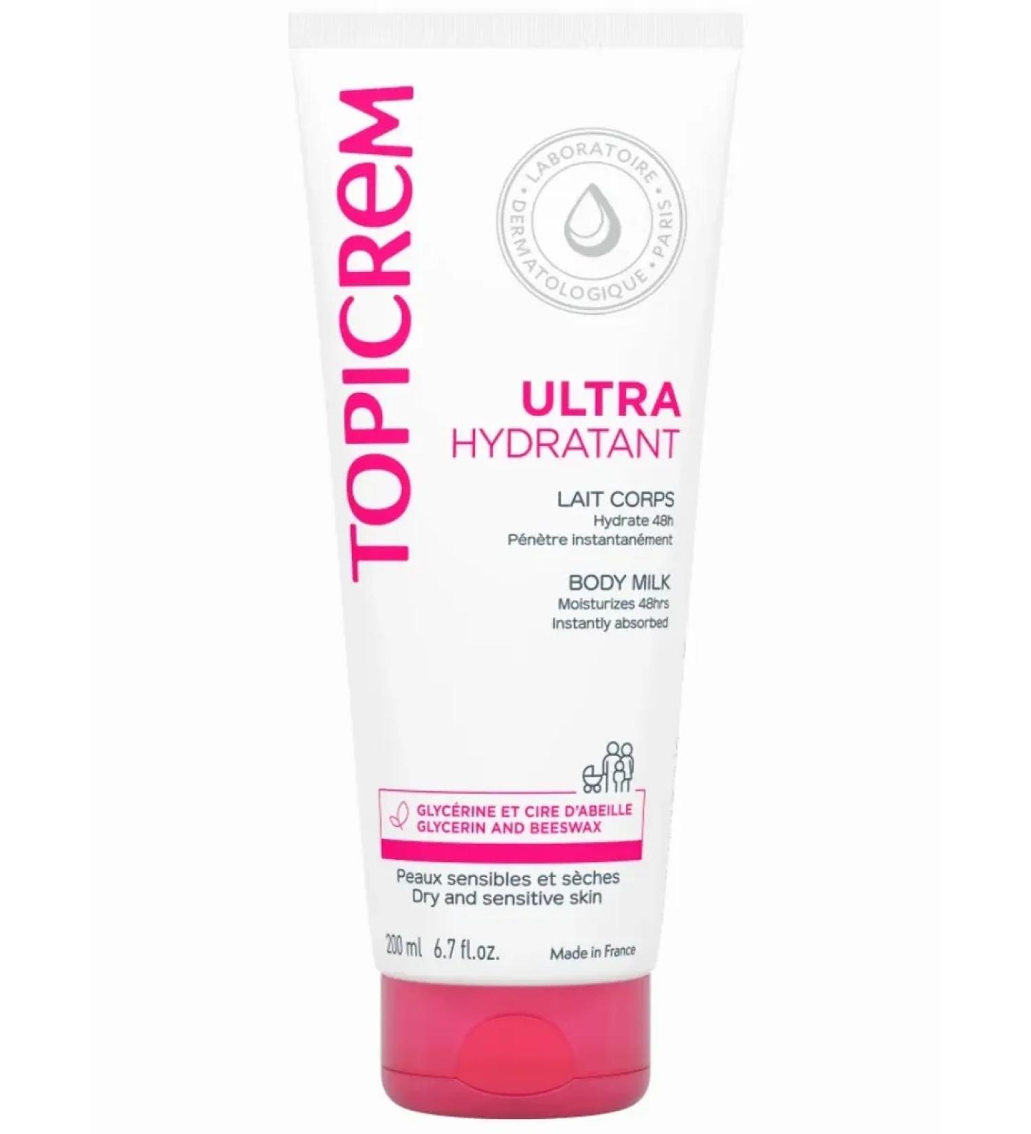 Topicrem Milk ultra-moisturizer for the body of a tube 200ml