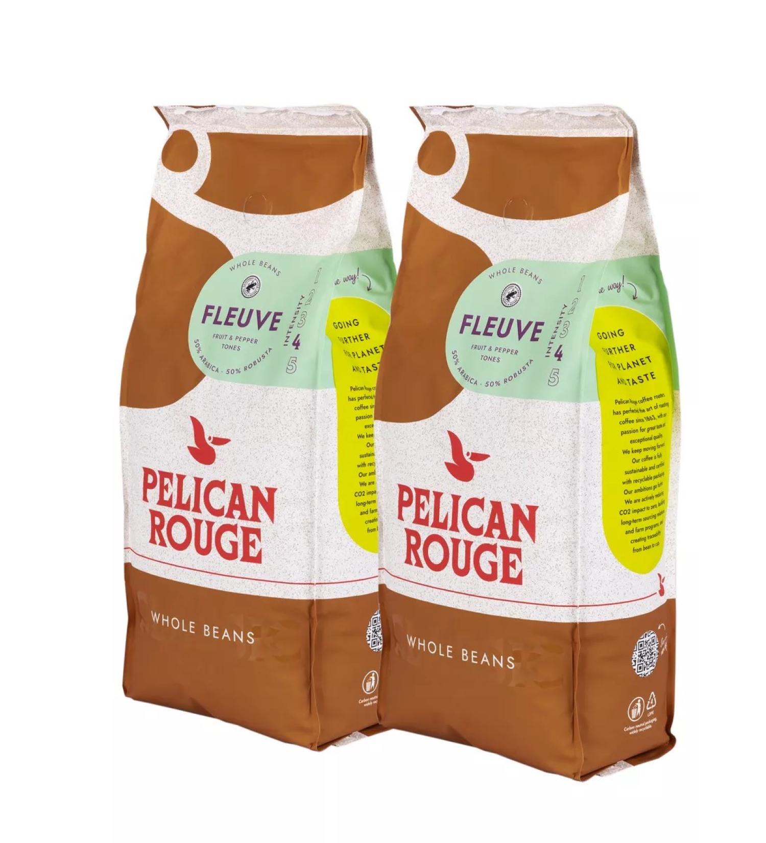 Pelican Rouge Coffee in grains. Fleuve 2x1 kg - Buy Online on GoSupps.com