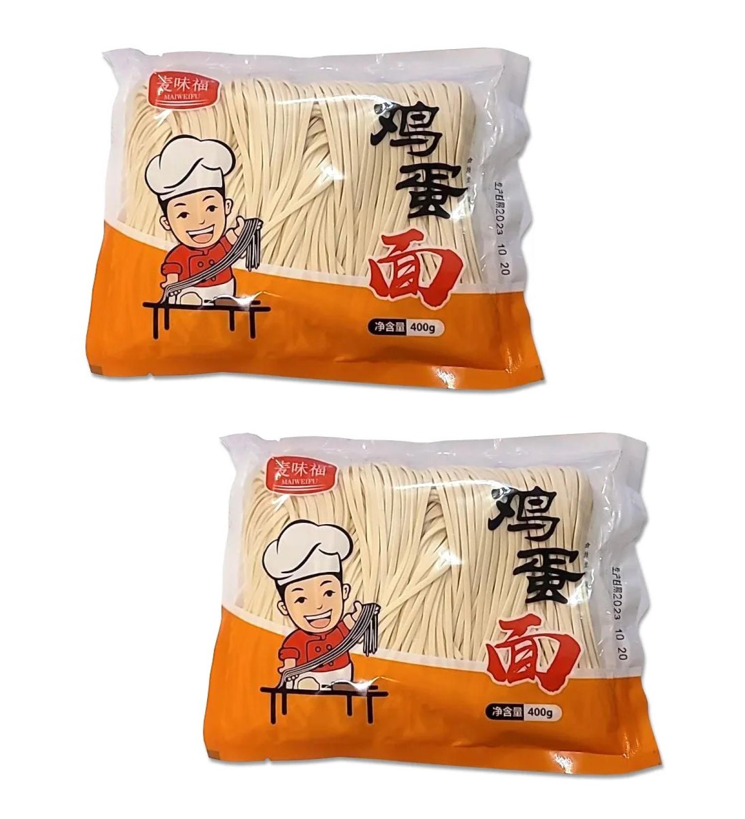 Chinese egg noodles for cooking 800 g 2 pcs - Buy Online on GoSupps.com