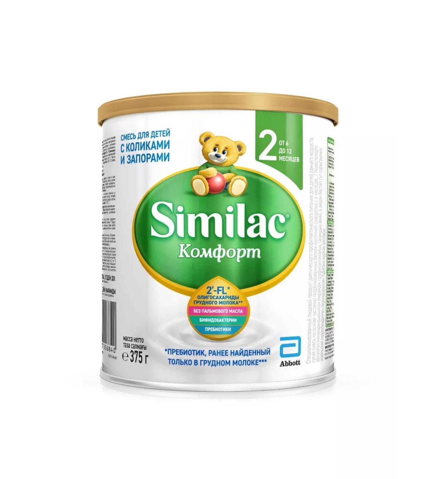 Similac Dry milk mixture comfort 2 from 6 to 12 months 375 g