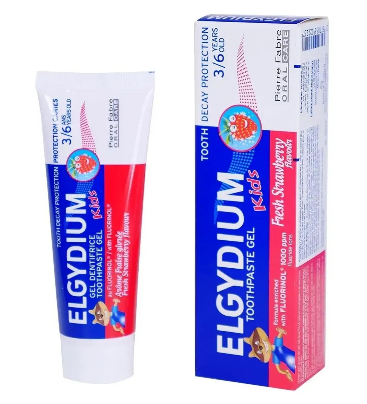 Elgydium Paste-gel toothparticidation against caries Kids Fresh Str