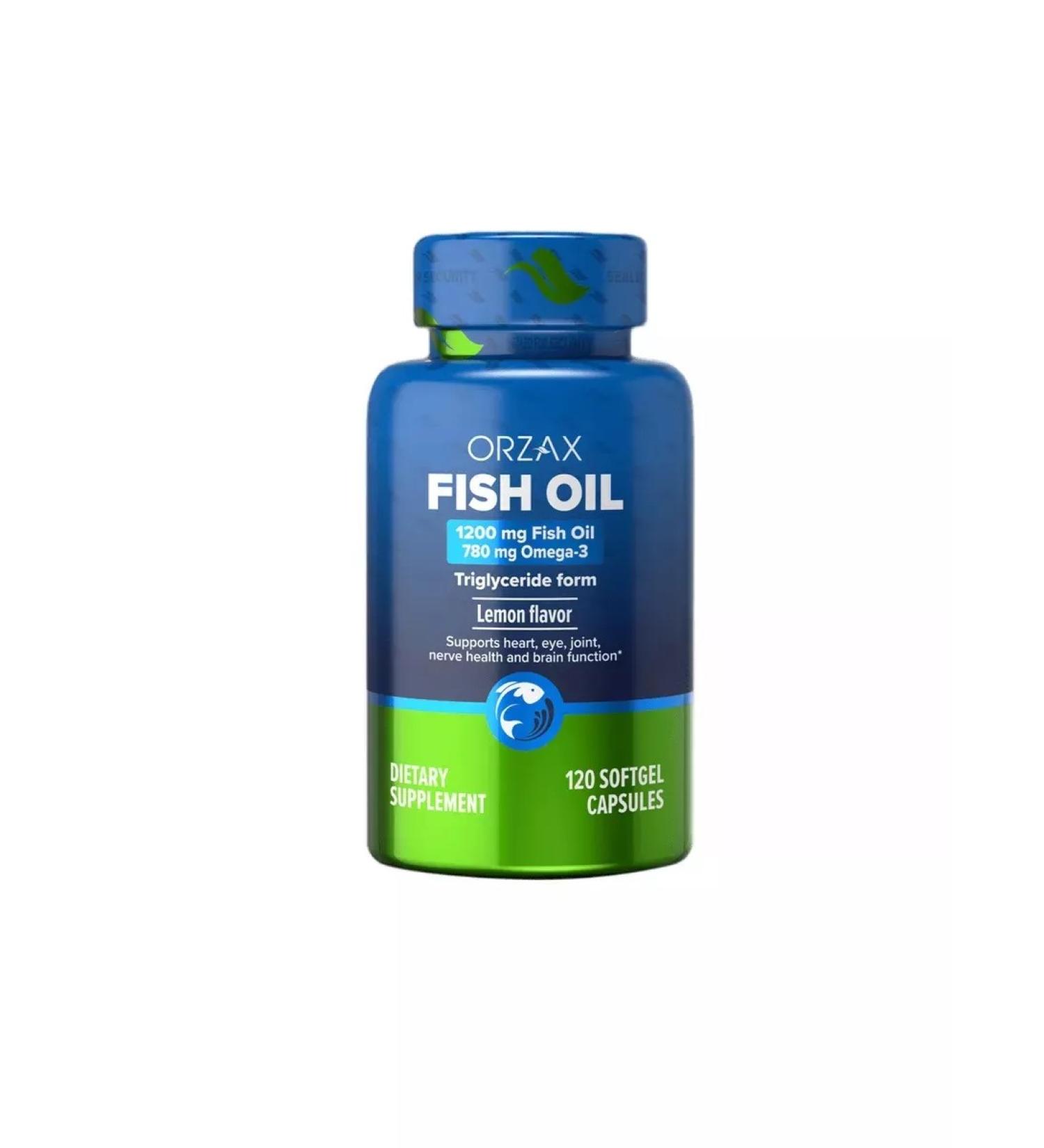 ORZAX Fisher Fish Fish Oil 120 gel capsules