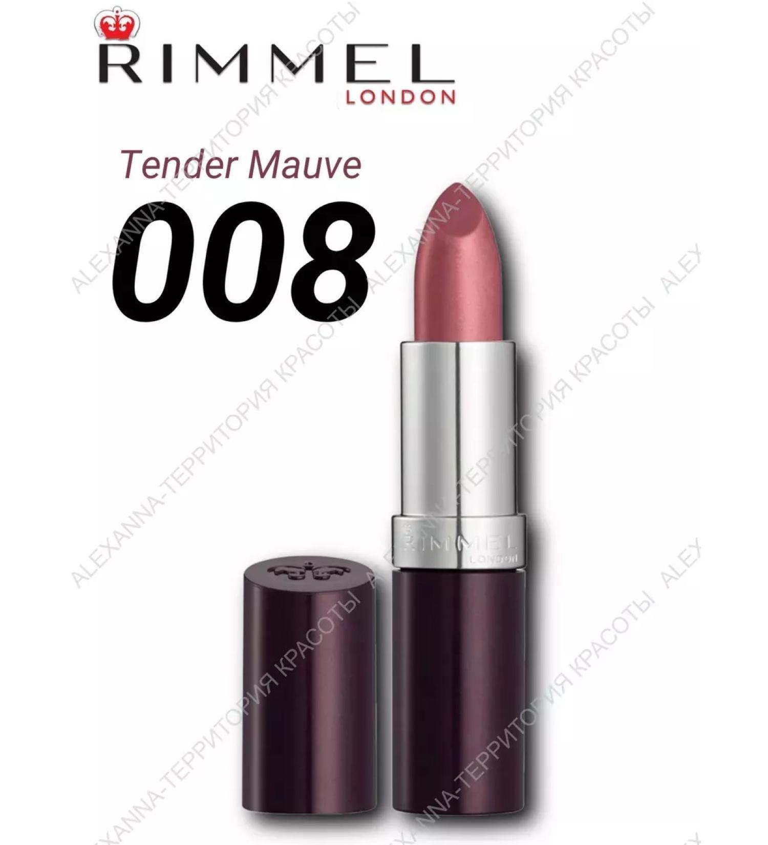 Rimmel Lipstick Lasting Finish 008 Tender Mauve 4g - Buy Online on GoSupps.com