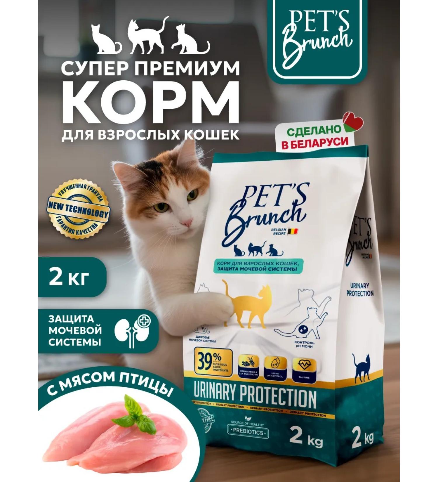 Pet's Brunch Dry food for cats Urinary Urinary 2kg - Buy Online on GoSupps.com