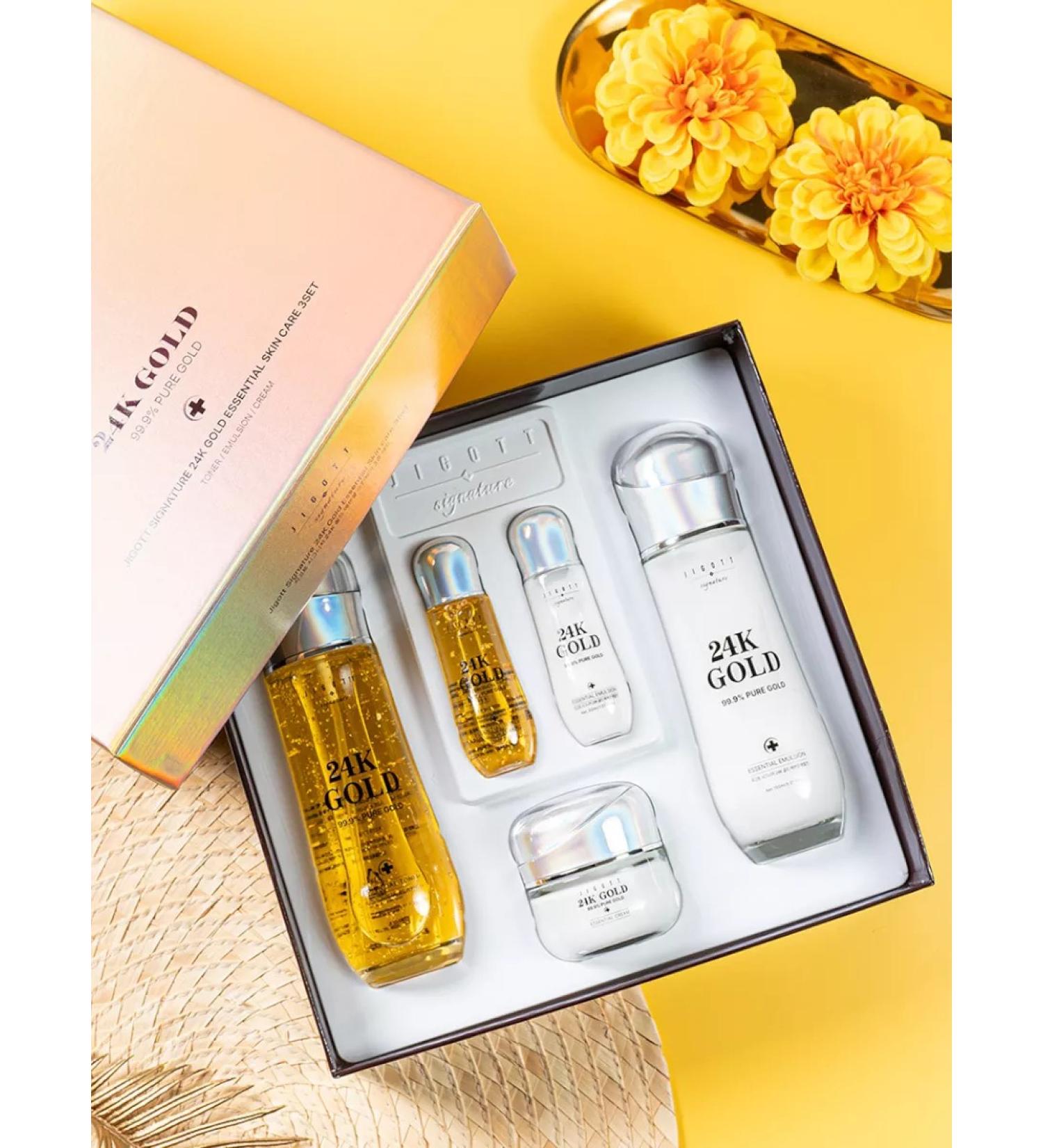 Jigott Signature 24k Gold Skin Care 3Set - Buy Online on GoSupps.com
