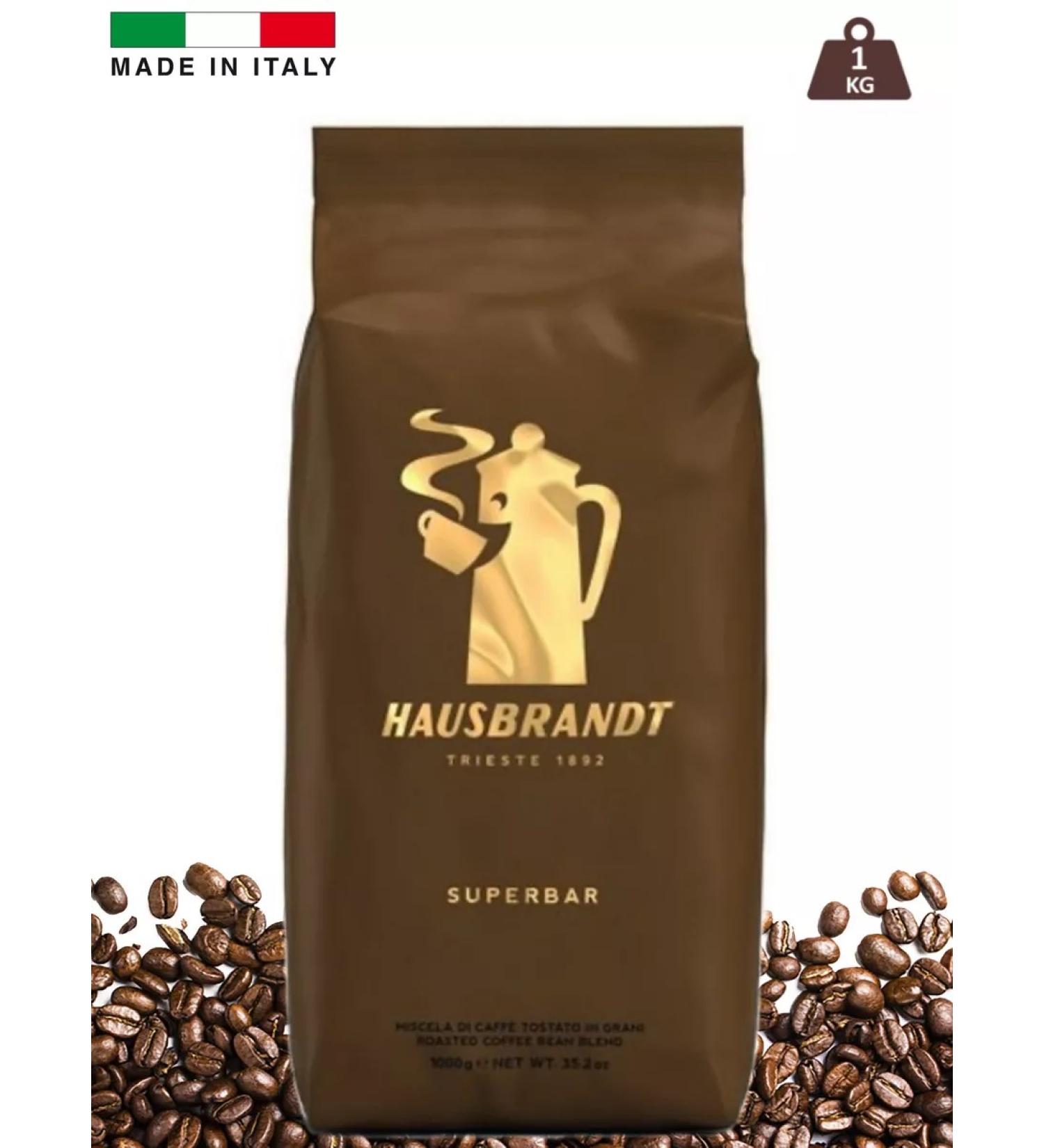 Hausbrandt Coffee in the grains of Superbar 1 kg - Buy Online on GoSupps.com