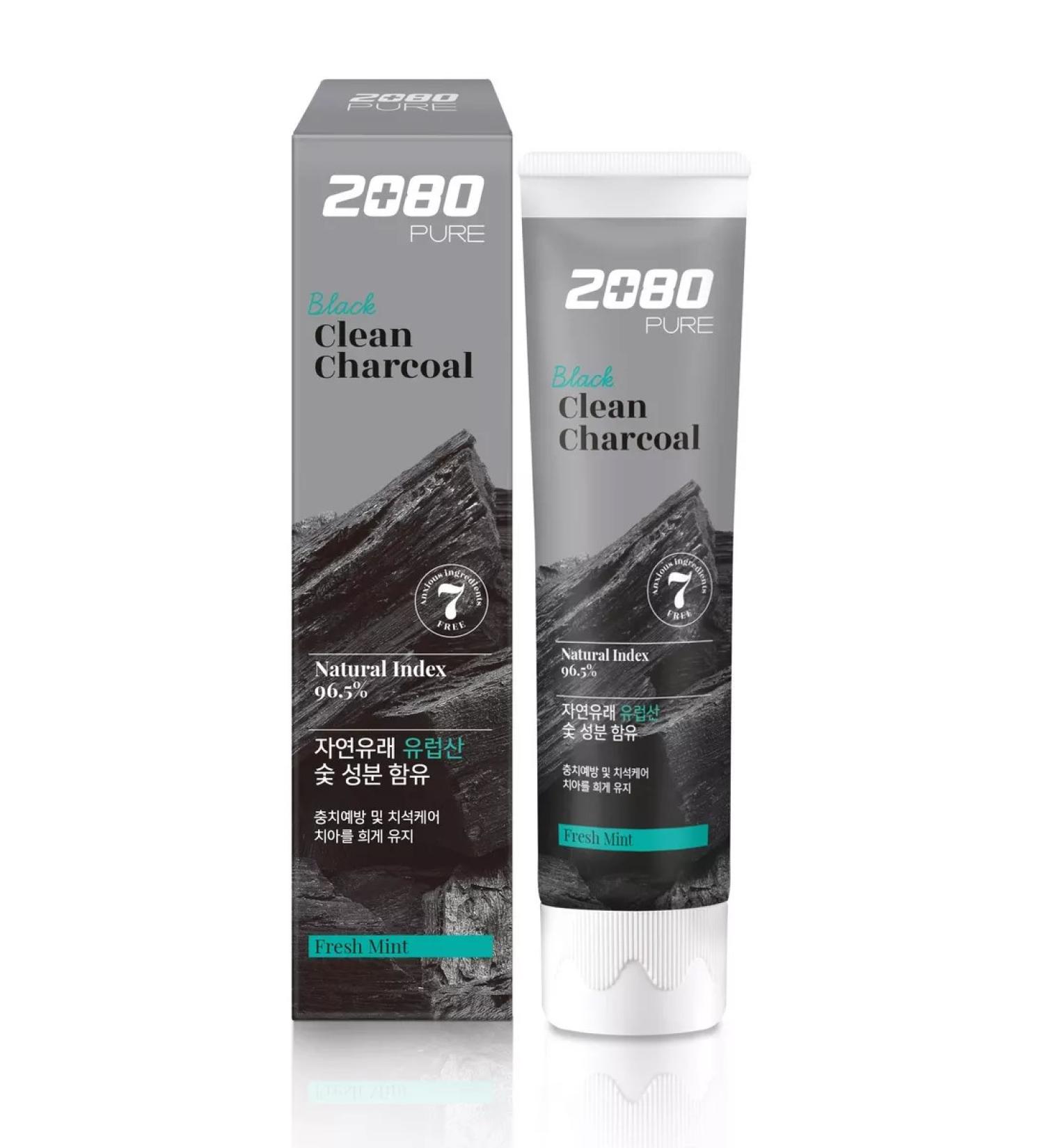 Aekyung Dental Clinic Toothpaste 2080 Coal and Mint 120 g - Buy Online on GoSupps.com