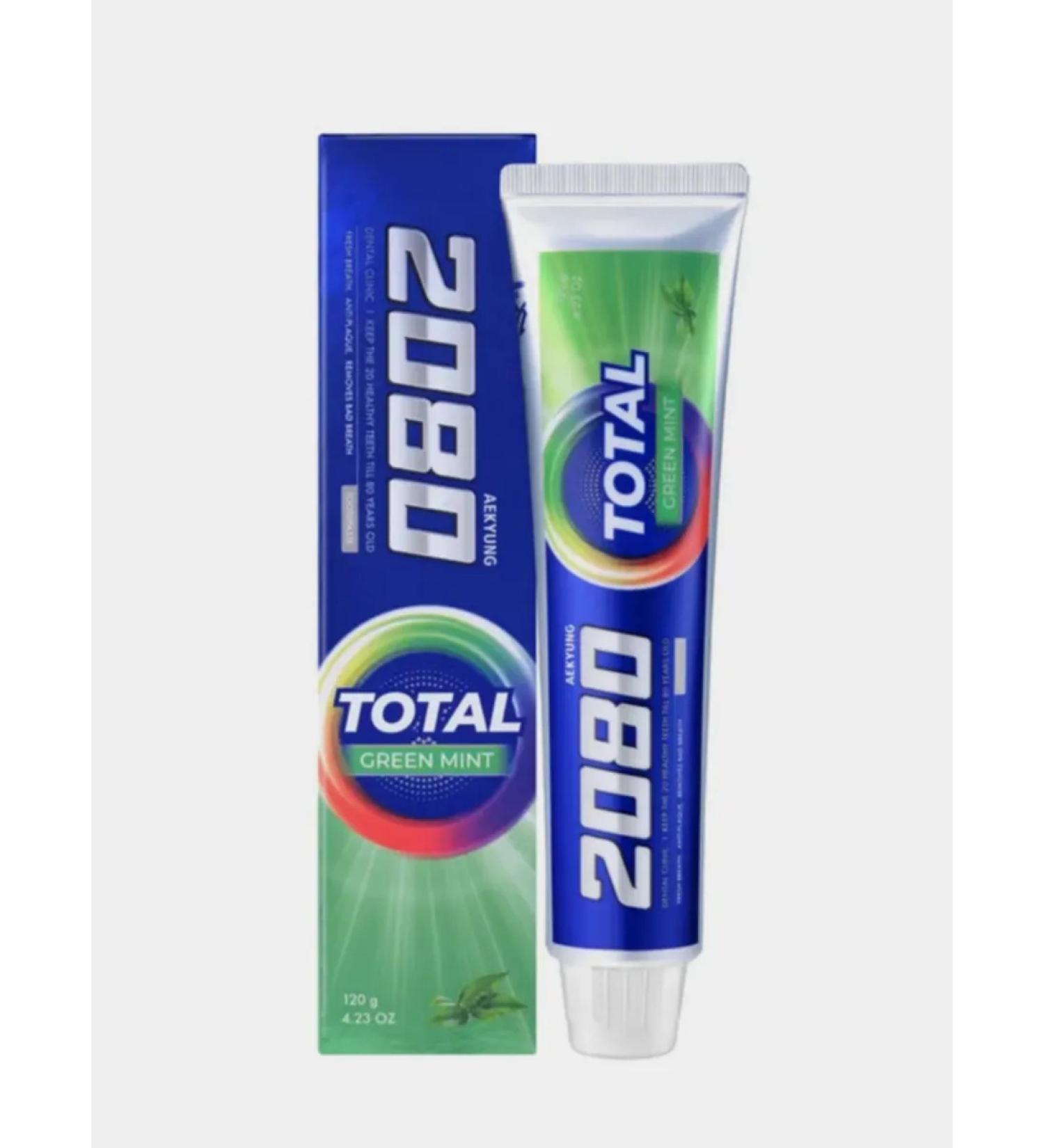 Aekyung DENTAL CLINIC TOPIC PASTENS 2080 Green Tea 120 g - Buy Online on GoSupps.com