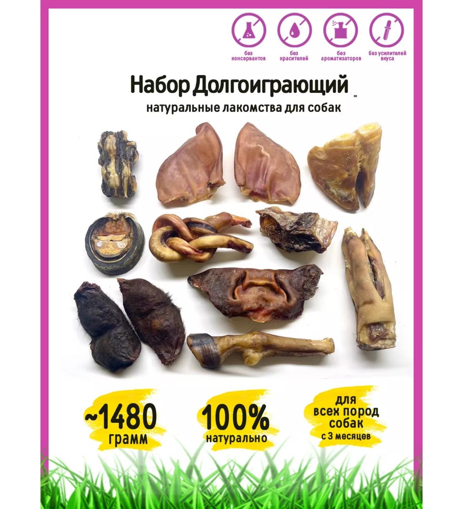 HorDog A set of dogs for dogs "Long -playing" 1480 grams