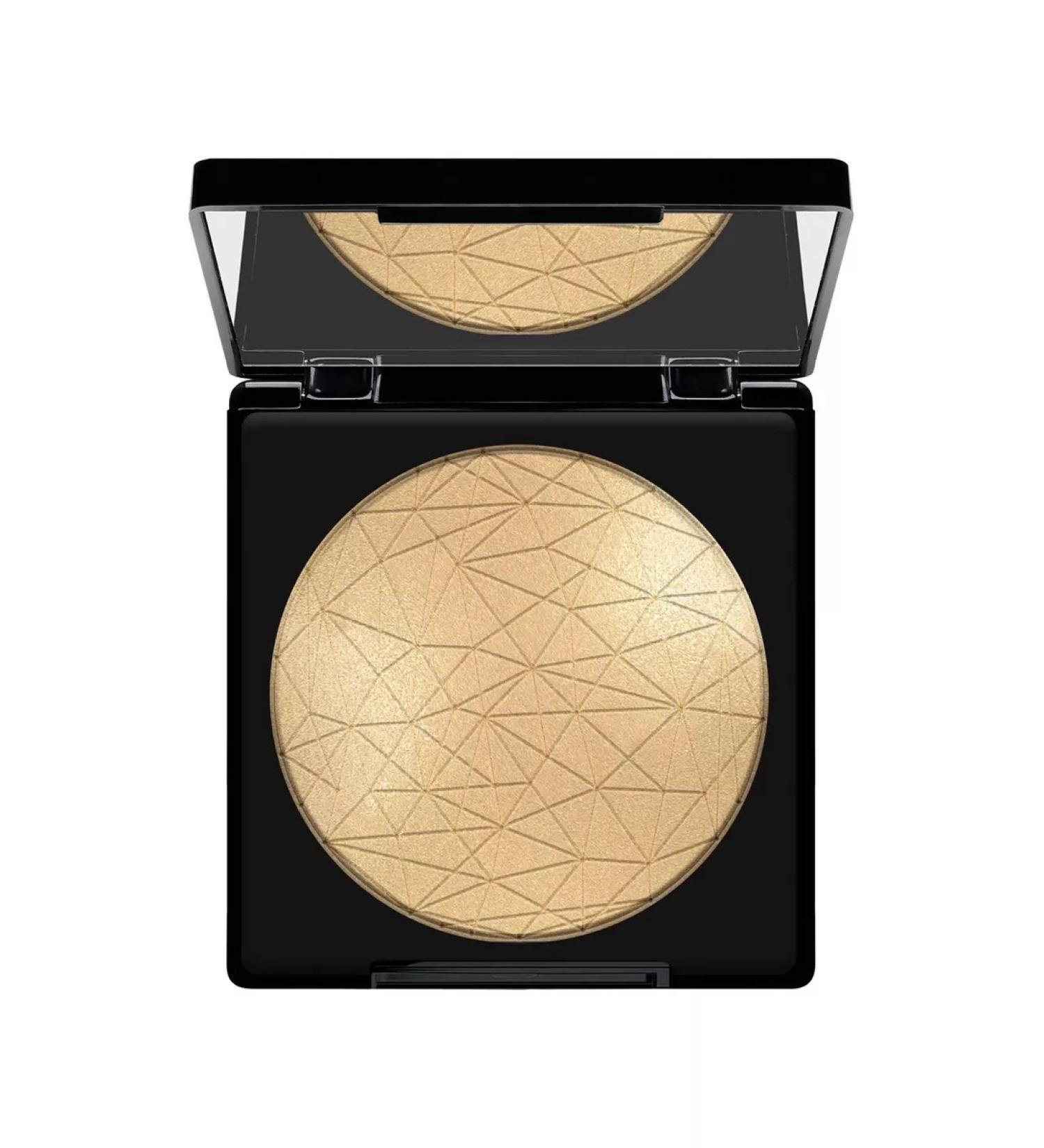 MAKE UP FACTORY Highlighter for the face dry with a mirror shiny golden - Buy Online on GoSupps.com