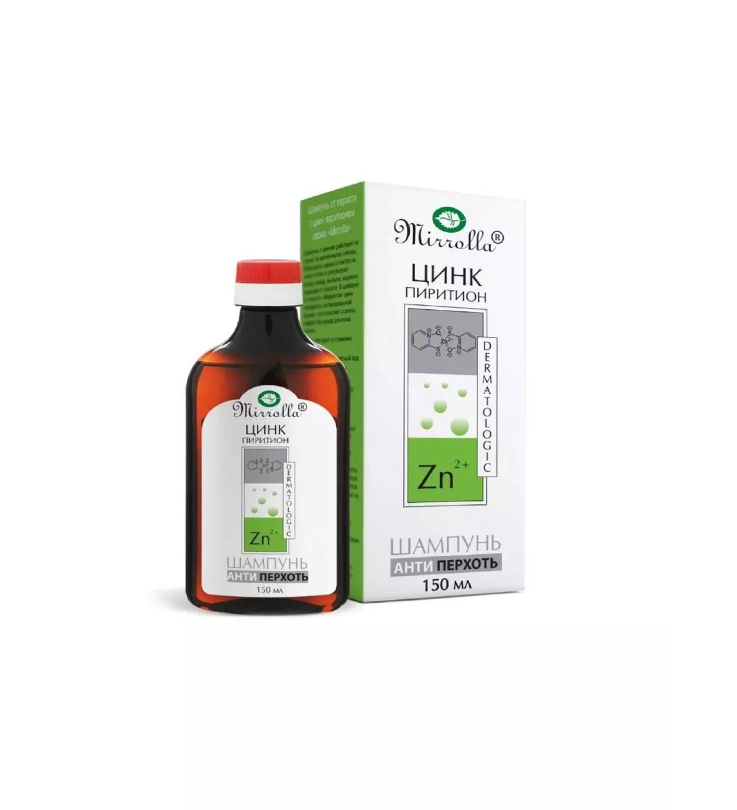 mirrolla Shampoo against dandruff with zinc pyricon 150 ml -1pcs