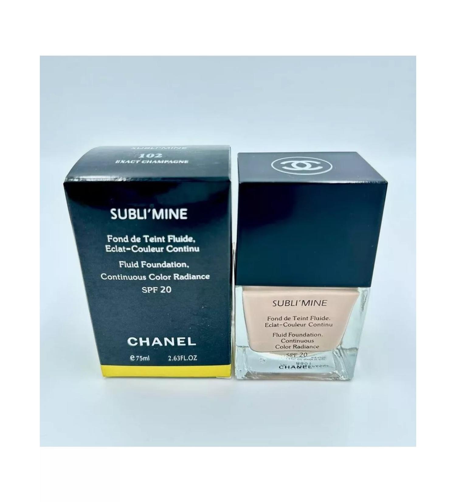 House of Cosmetics Tonal cream Chanel Sublimine tone 102 SPF 20 75 ml - Buy Online on GoSupps.com