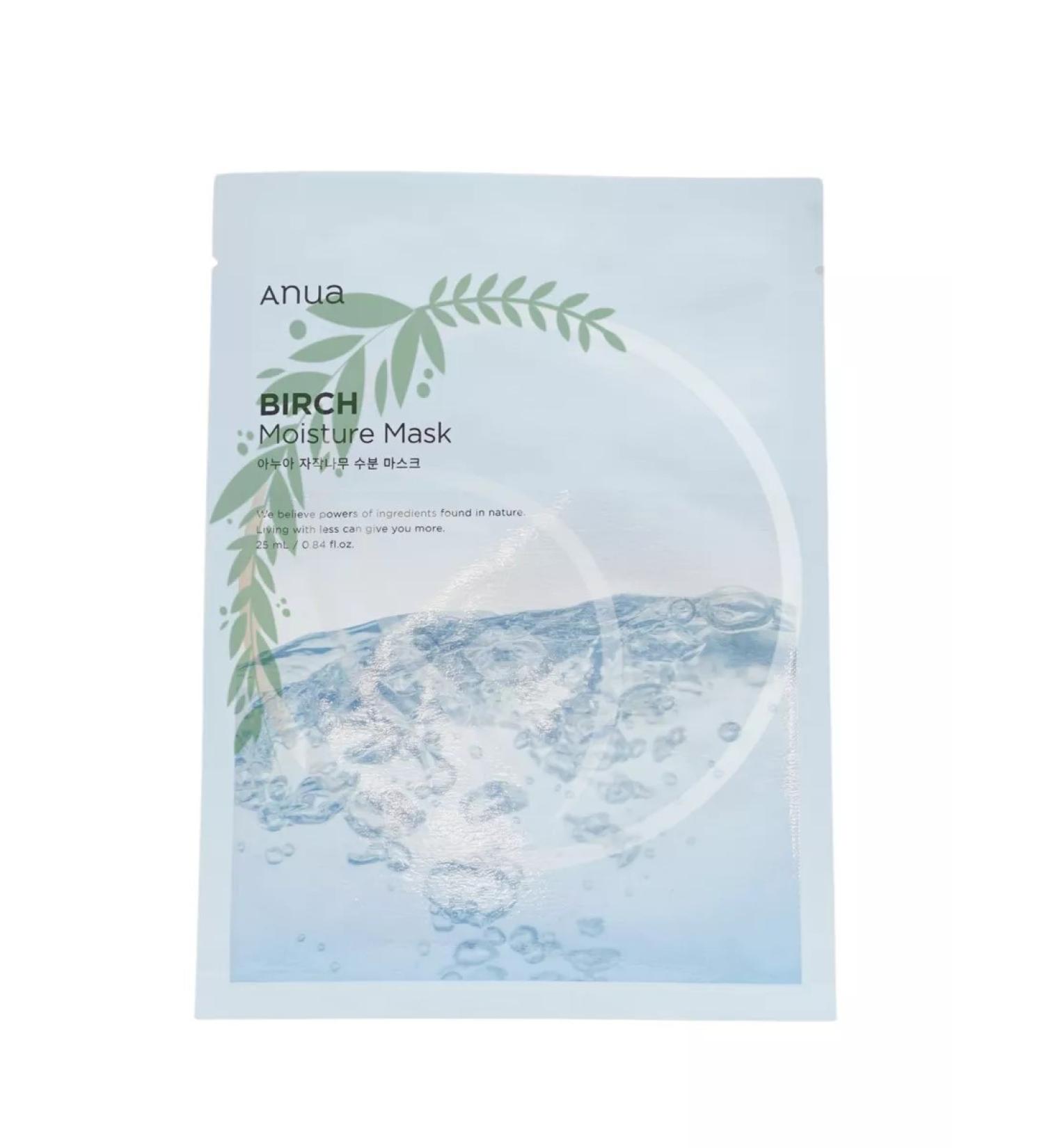 Anua Moisturizing fabric mask Birch Moisture Sheet Mask 1pc - Buy Online on GoSupps.com