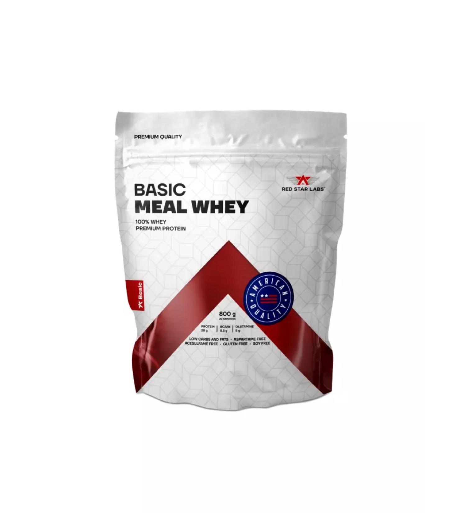 Red Star Labs Basic Meal Whey 800g Basic Sports Power Protein Banana