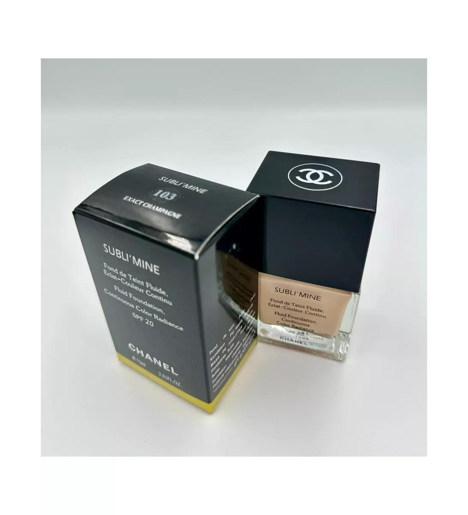 House of Cosmetics Chanel Sublimine SPF 20 Tonal Fluid tone 103 75 ml - Buy Online on GoSupps.com
