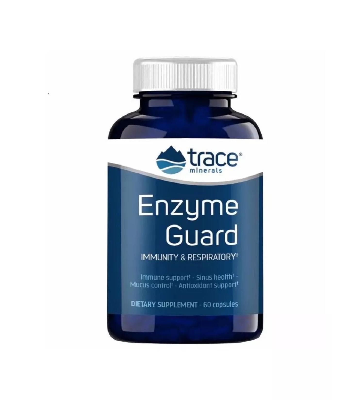 Trace Minerals Enzyme Guard digestive enzymes (60 caps)