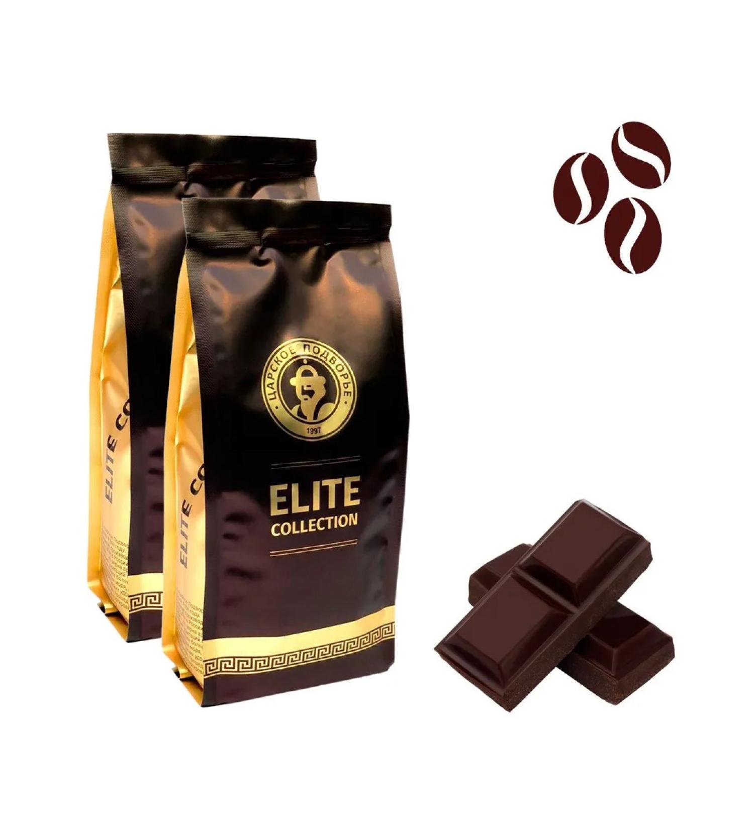 The Tsar's Courtyard Coffee in grains "Chocolate" (Arabica) (2*500 g - Buy Online on GoSupps.com