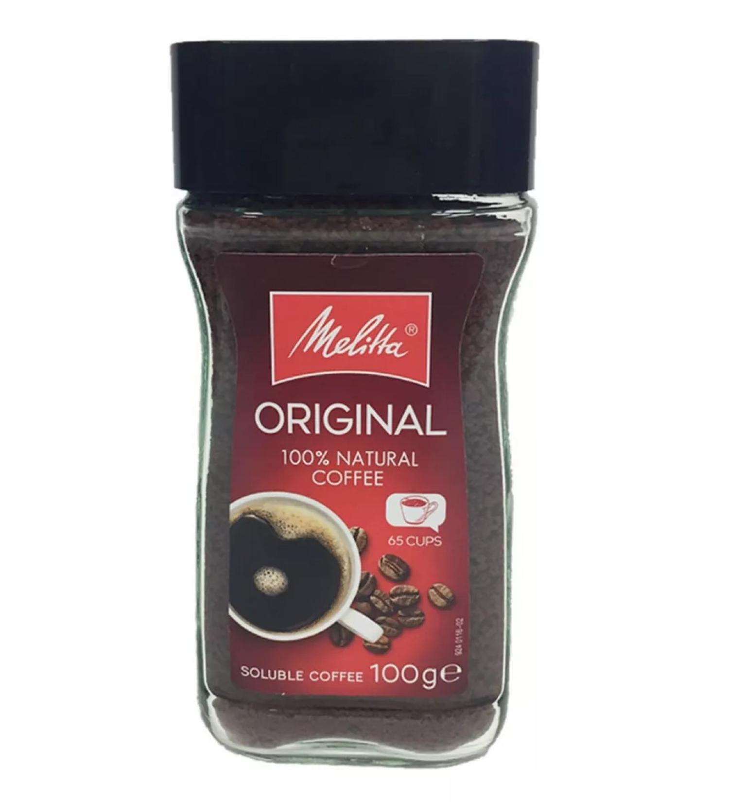 MELITTA Natural soluble coffee 100g. Germany