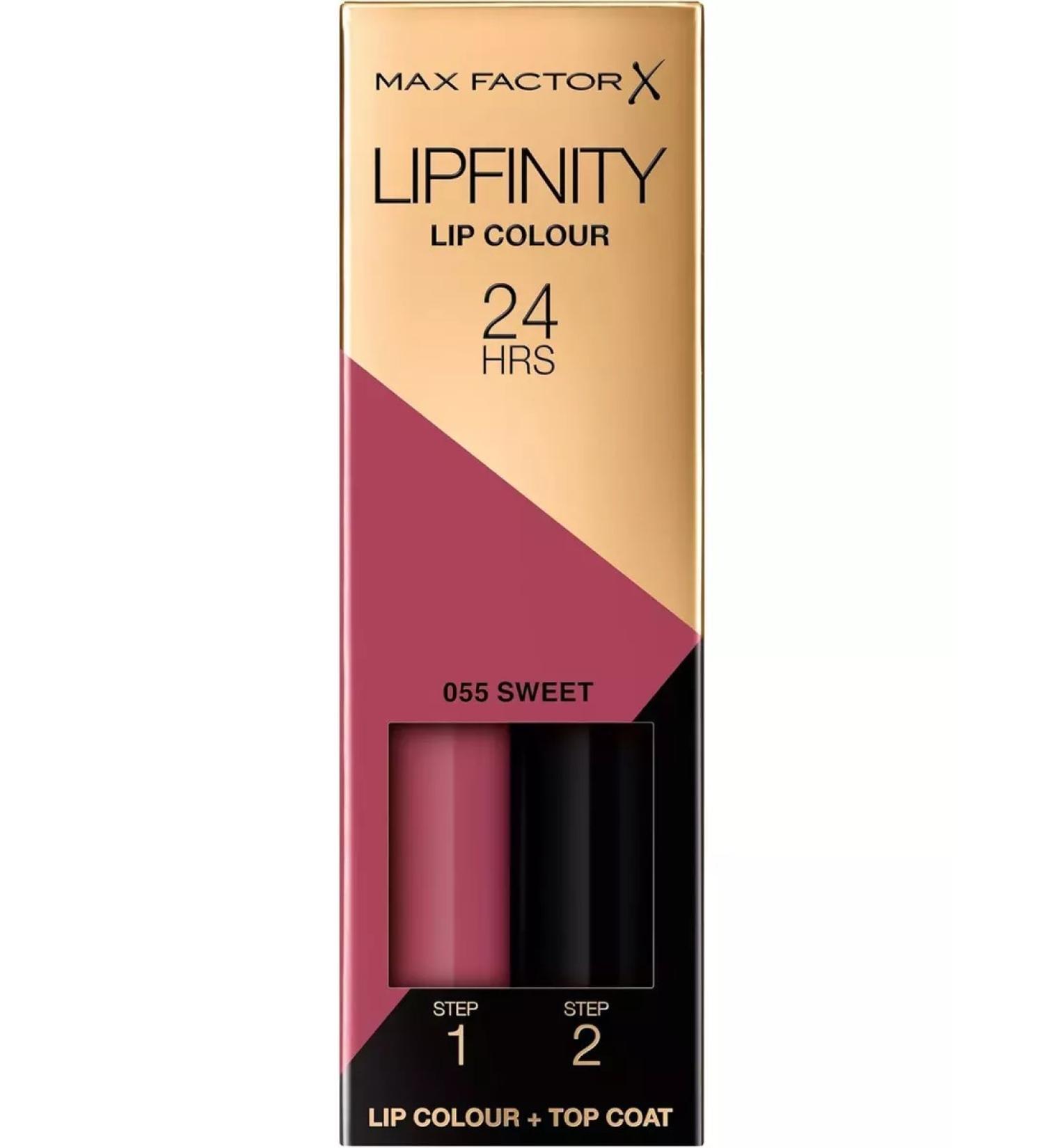 MAX FACTOR Lipstick Lip Lipfinity Lip Color 055 Sweet - Buy Online on GoSupps.com