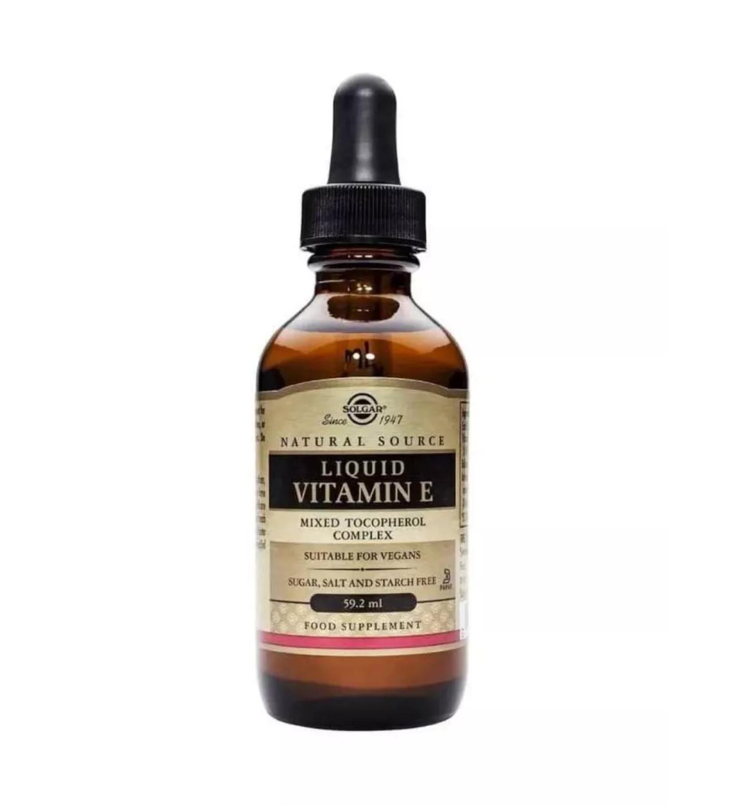 Solgar Vitamin E Liquid 59.2 ml - Buy Online on GoSupps.com