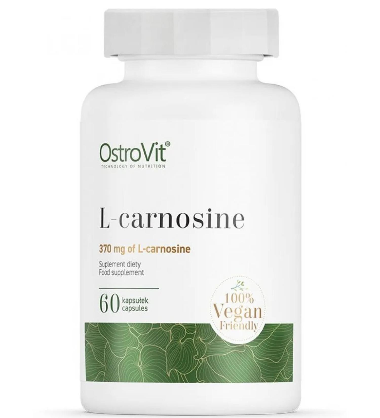 OstroVit Carnosine Capsules for muscles L-Carnosine 60 Capsule - Buy Online on GoSupps.com