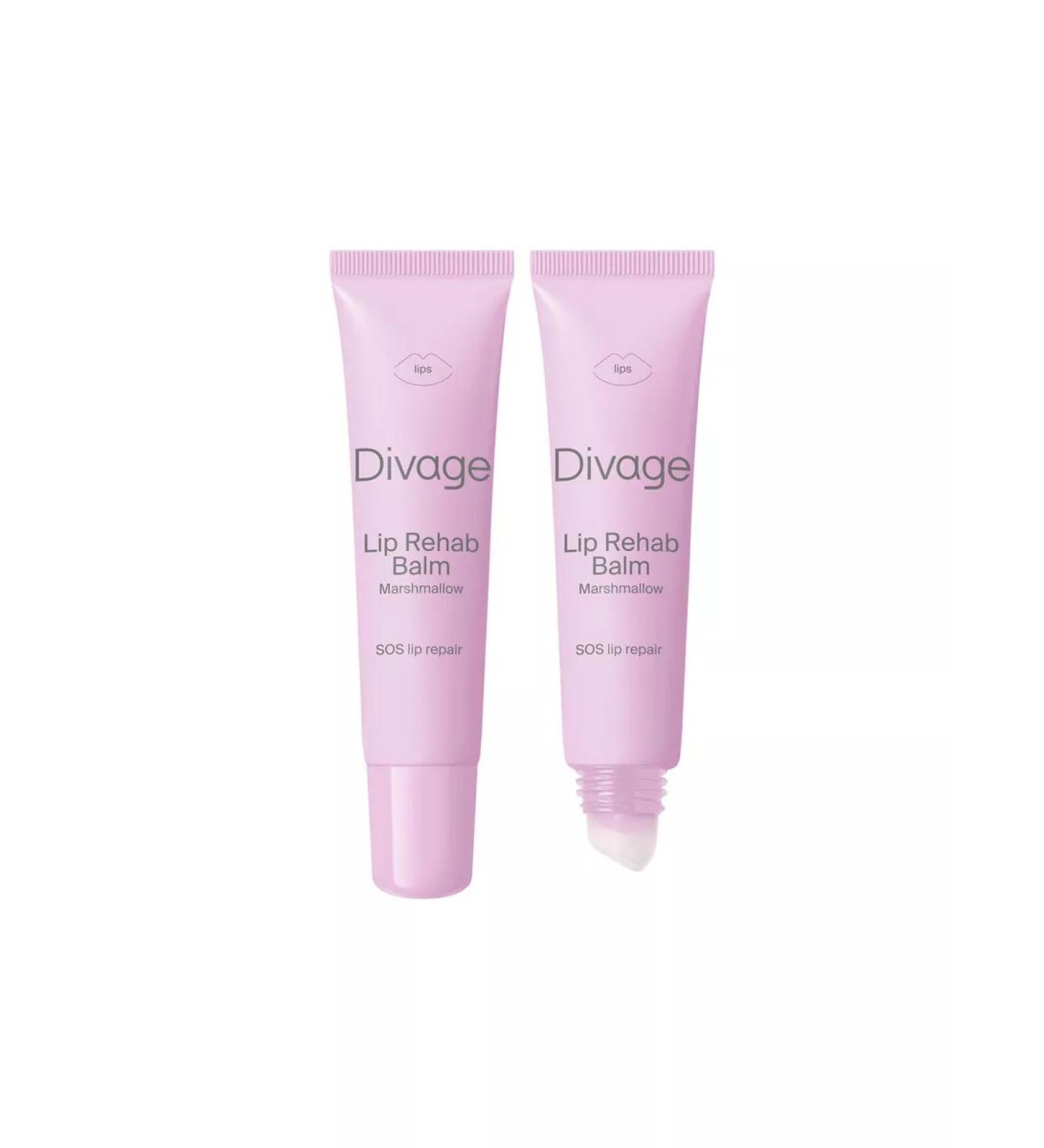 DIVAGE Lip balm SOS Restoration with aroma of marshmallow