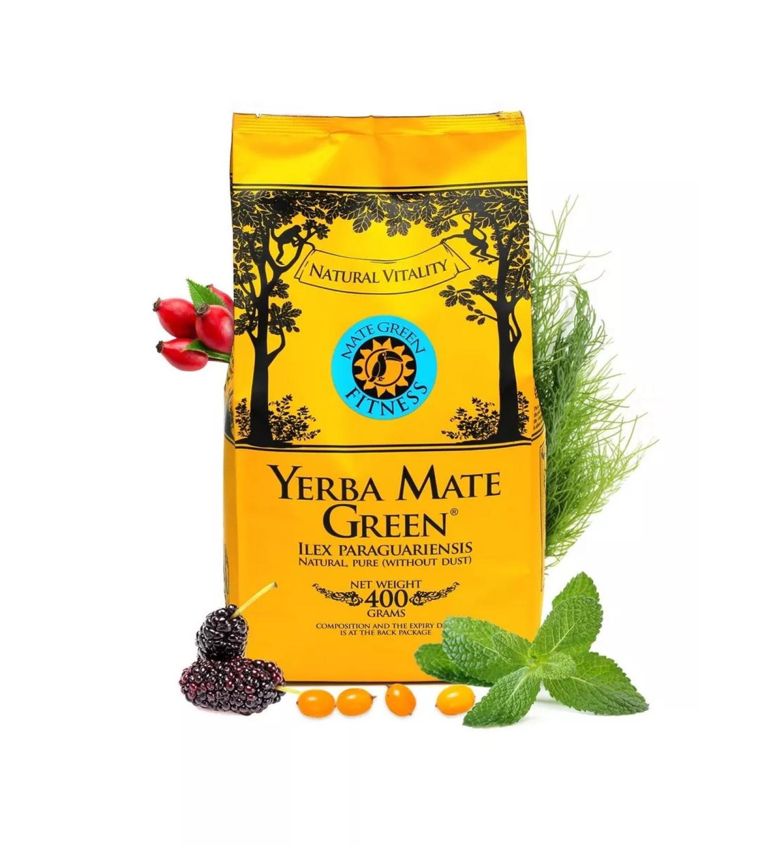 Mate Green Jerba Mate Fitness 400g. (with additives) - Buy Online on GoSupps.com