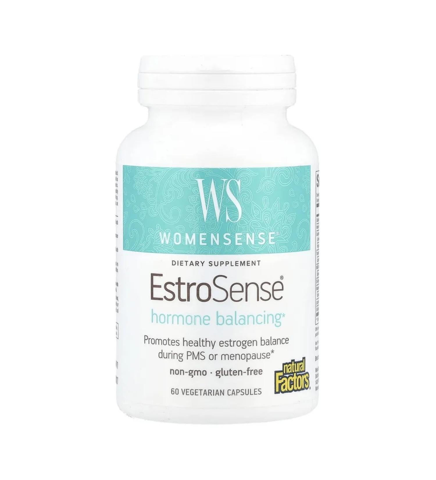 Natural Factors Womensense Estrosense Hormonal Balance 60 Capsules