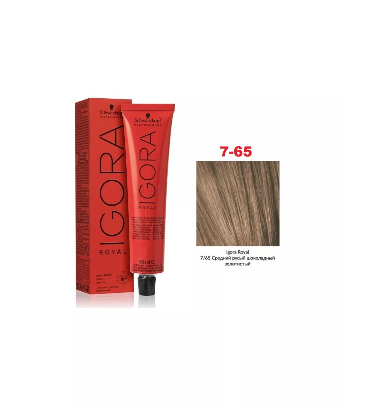 Igora Schwarzkopf Royal Creaming 7-65 60 ml - Buy Online on GoSupps.com