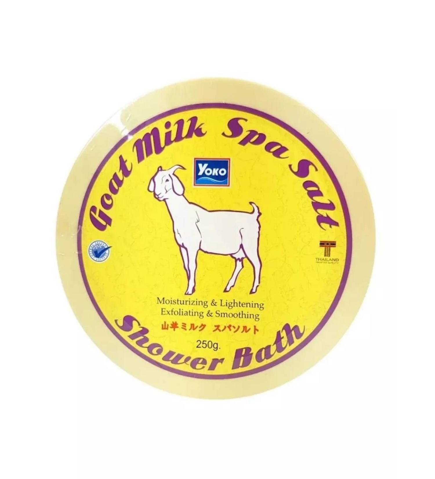 Yoko Salt Body Scrub Goat Milk SPA SALT 250 gr. - Buy Online on GoSupps.com