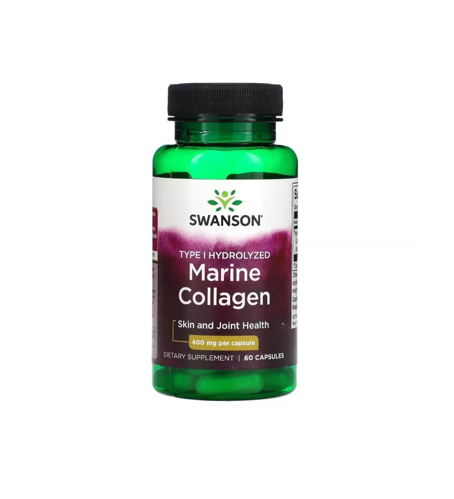 Swanson Sea collagen 400 mg 60 capsules