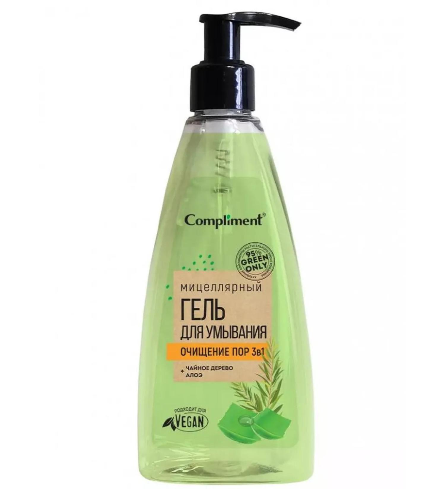 Compliment Micellar washing gel purification of pores 3 in 1 250 ml